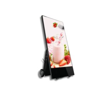 A-Frame Battery LCD Digital Signage – Portable Outdoor Advertising Display (M-Series)