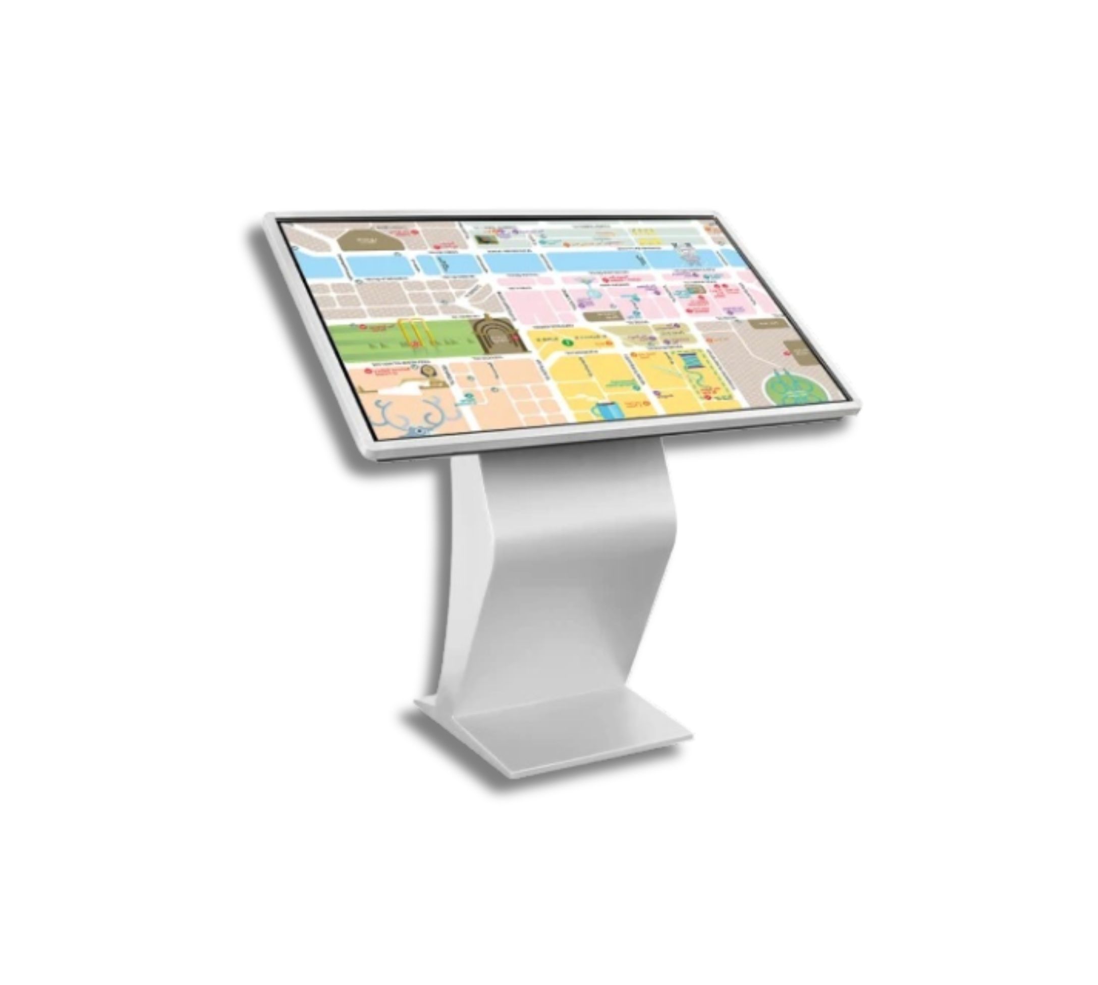 55" Interactive Touch Kiosk – Floor Standing Smart Digital Signage