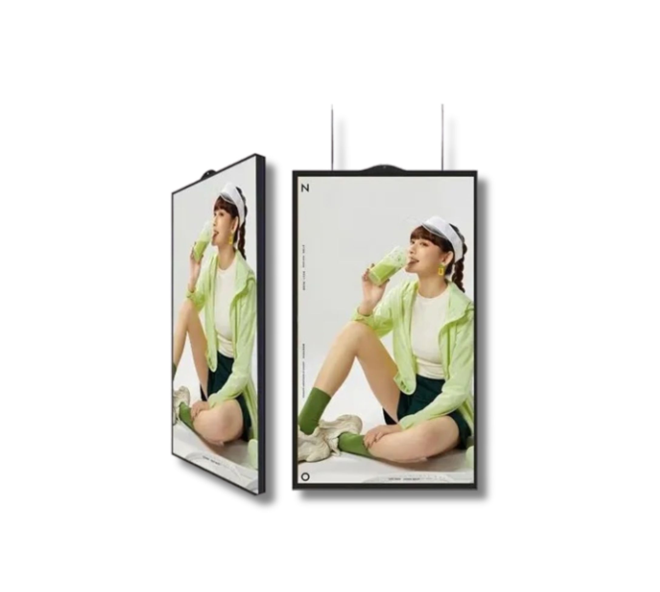 43" Window Facing High-Brightness LCD Display – Sunlight Readable Storefront Screen