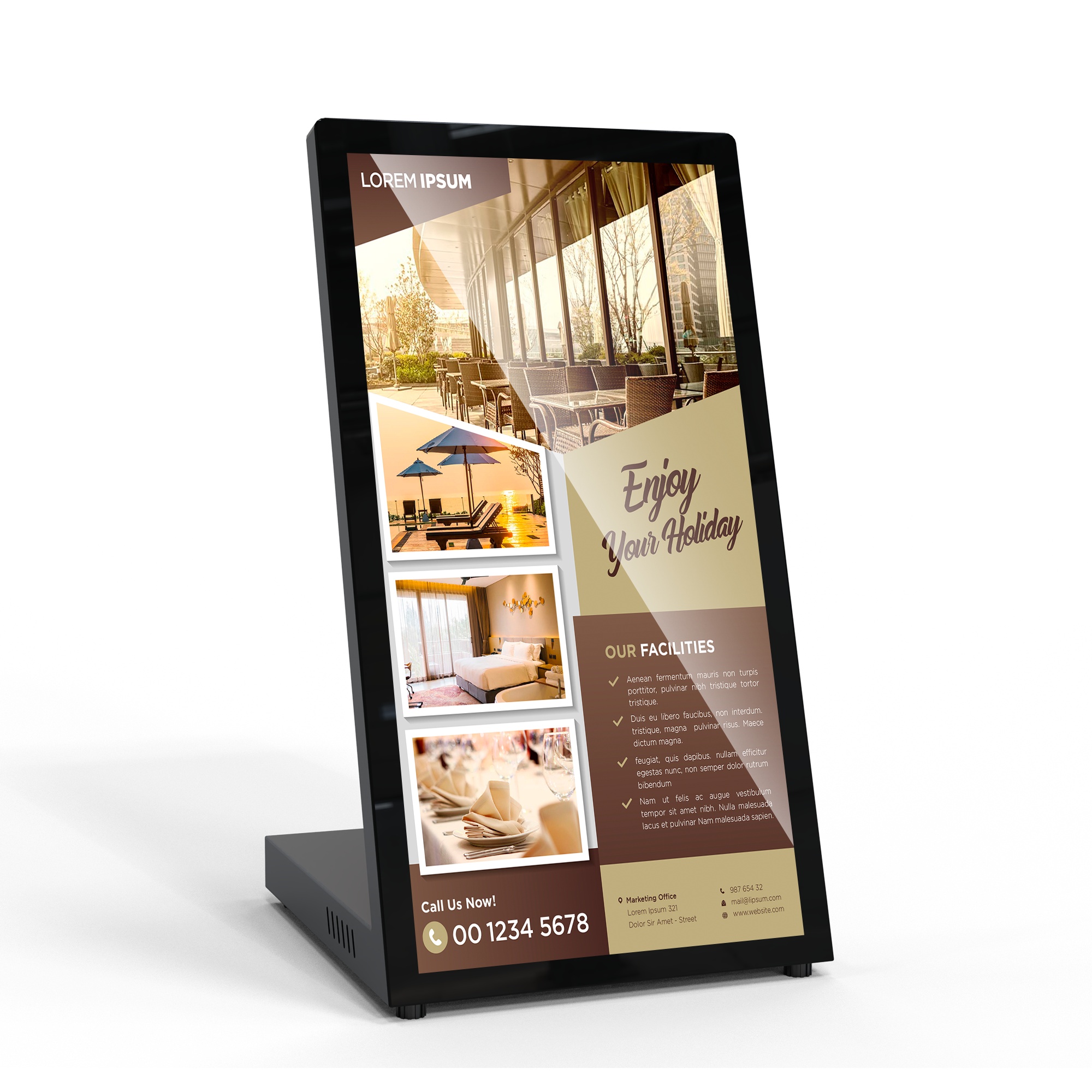 Tabletop Signage 21.5" – Smart LCD Advertising Display