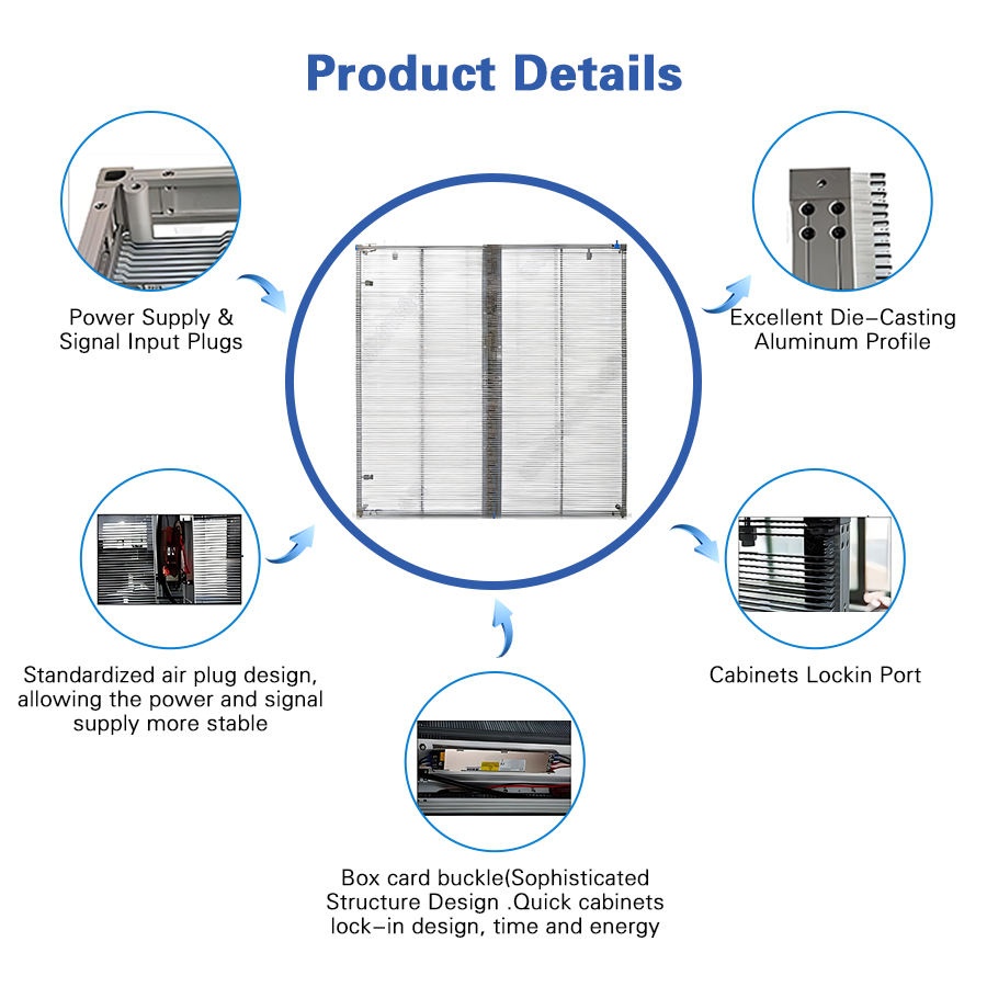Holo LED Panel P3.91 – Transparent Glass Front Display - Image 4